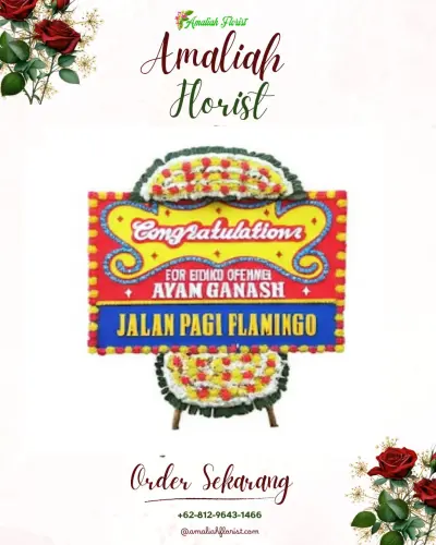 Bunga Papan Congratulation di Mulyamekar